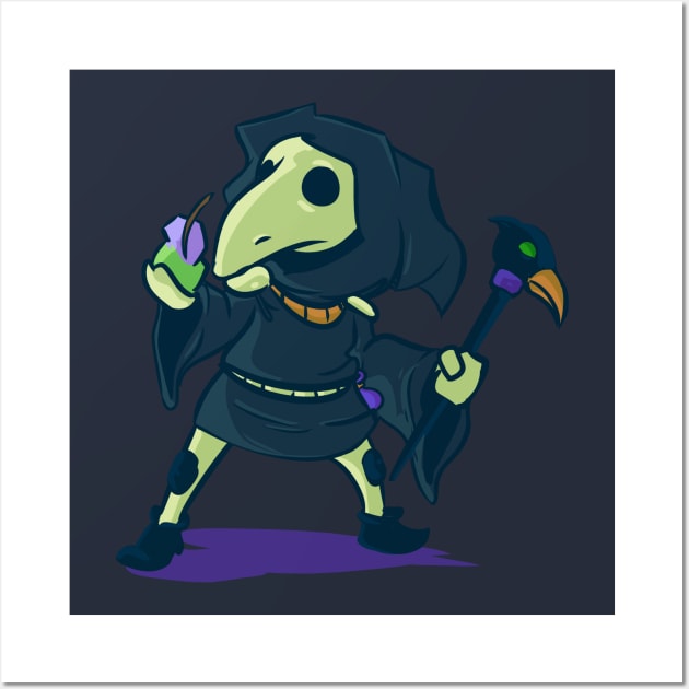 plague knight Wall Art by inkpocket